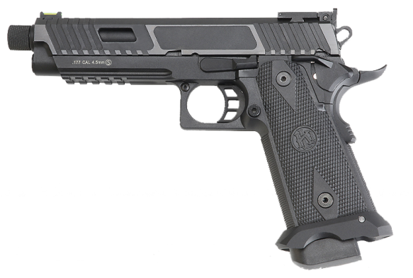 Krown Land Combat Master 4.5mm BB Air Pistol (Black)