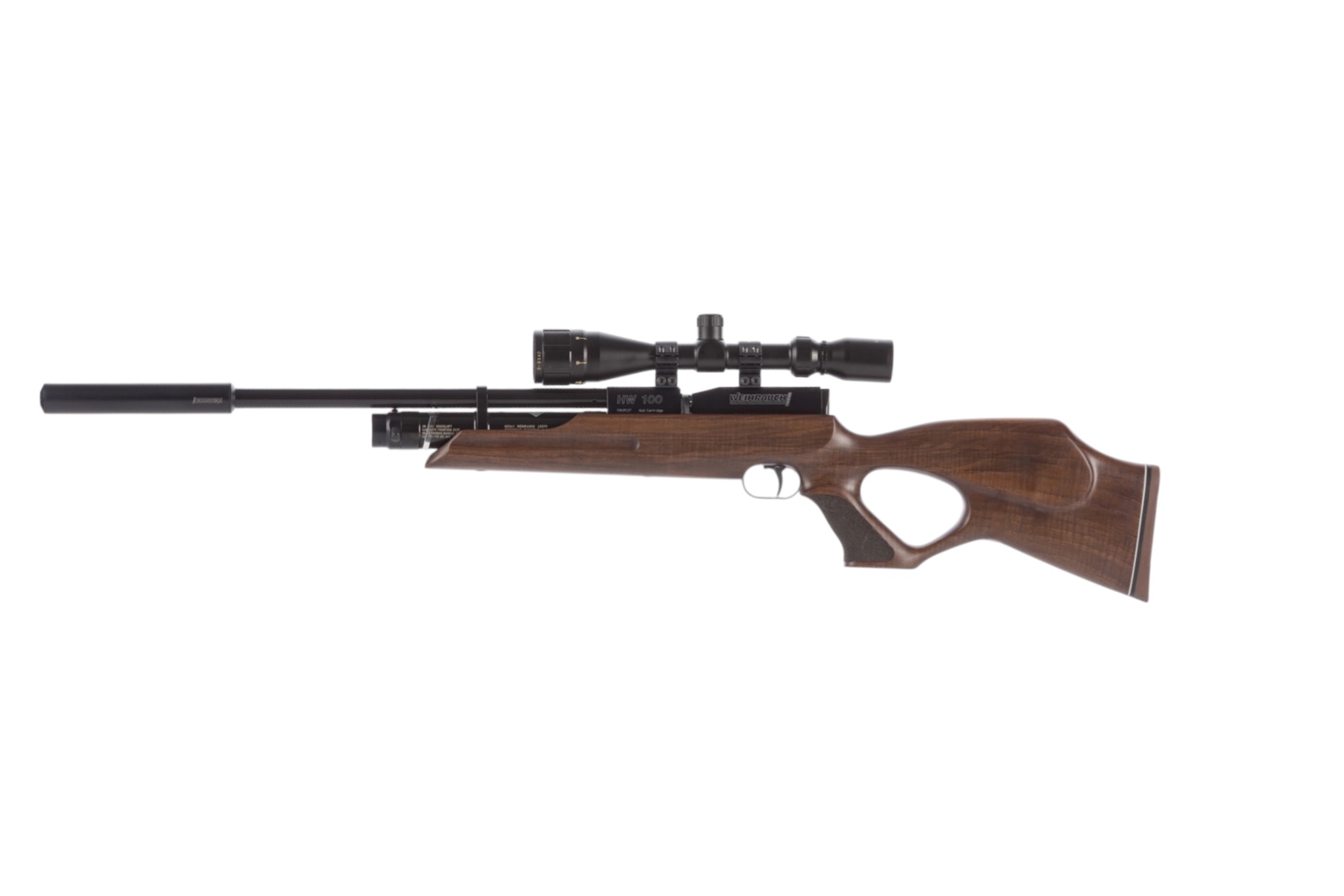 Weihrauch HW100 KT FSB .177 PCP Air Rifle (Walnut)