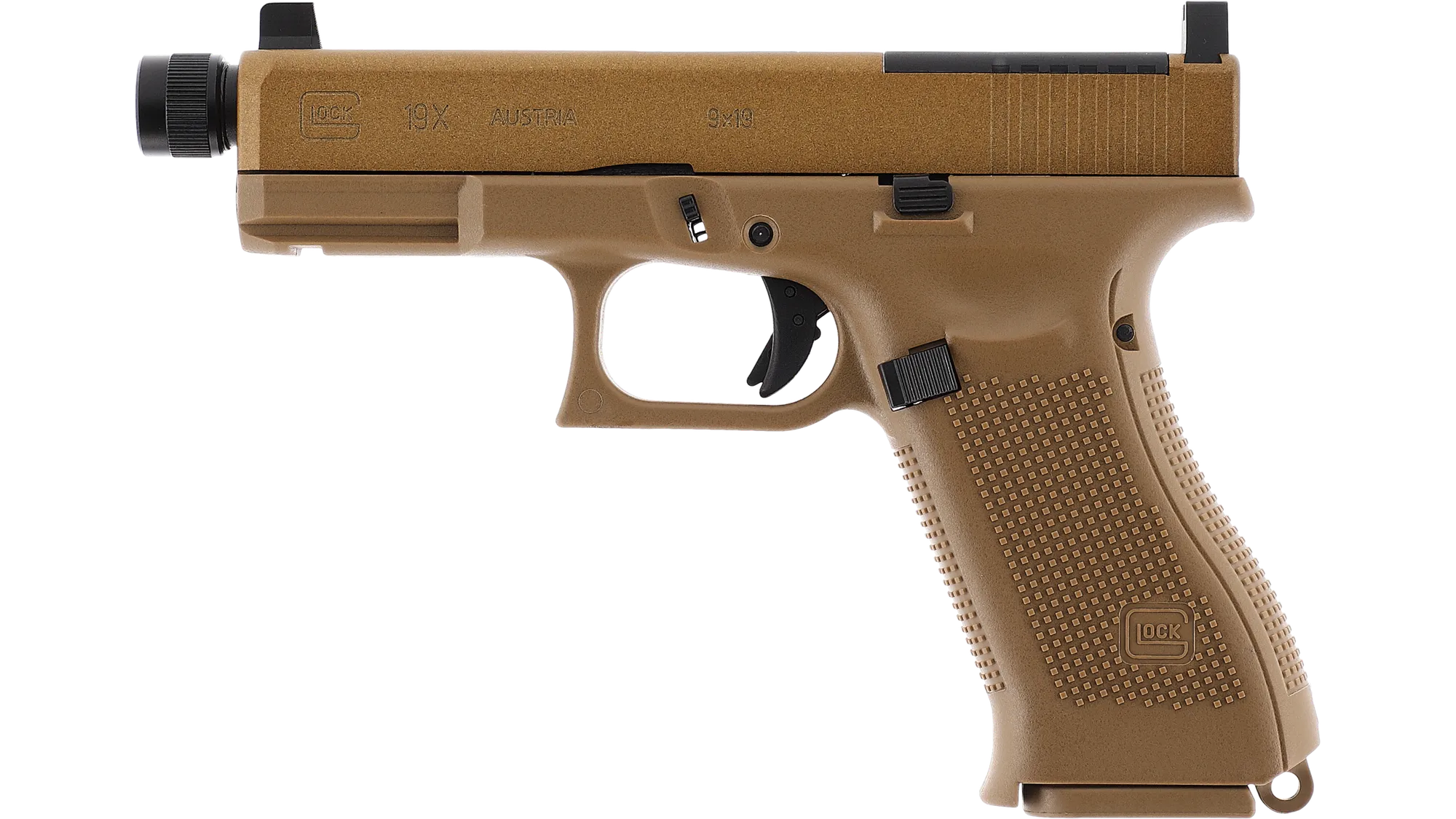Glock 19X MOS 4.5mm BB Air Pistol (Coyote)