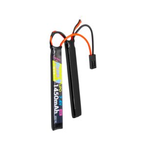 Rebel 7.4v Li-Po 1450mAh 30c Nunchuck Battery (Mini Tamiya)