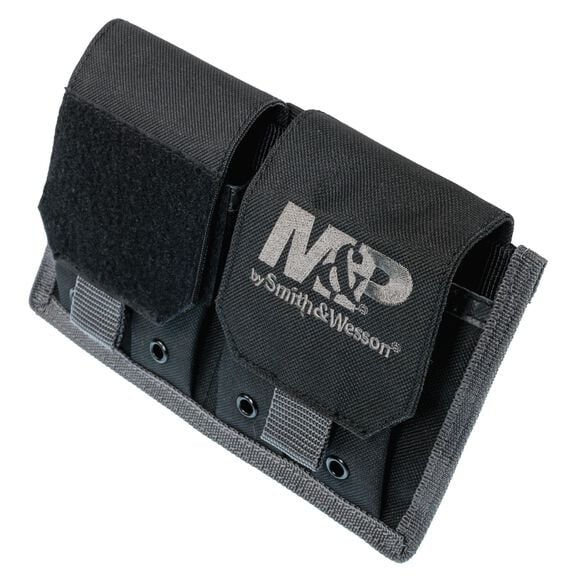 Smith & Wesson Pro Tac 4 Pistol Magazine MOLLE Pouch w/Cover (Black)